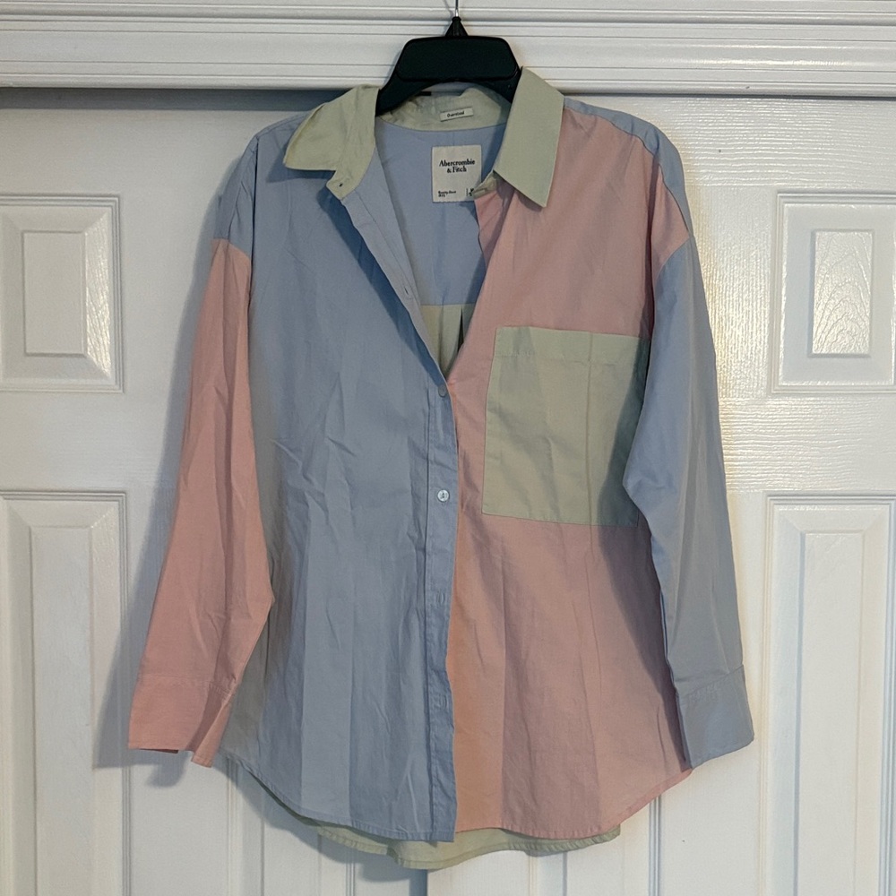 Abercrombie & Fitch Multicolor Striped Blouse